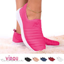 Tênis Feminino Meia Calce Fácil Slip On Ortopédico Mãe e Filha para Caminhada Vl-02