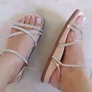 Sandália Papete Feminina Strass Sandália Strass Birken Com Brilho Super Confortável Papete Glamour