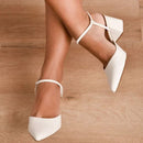 Sapato Feminino Bico Fino de Luxo