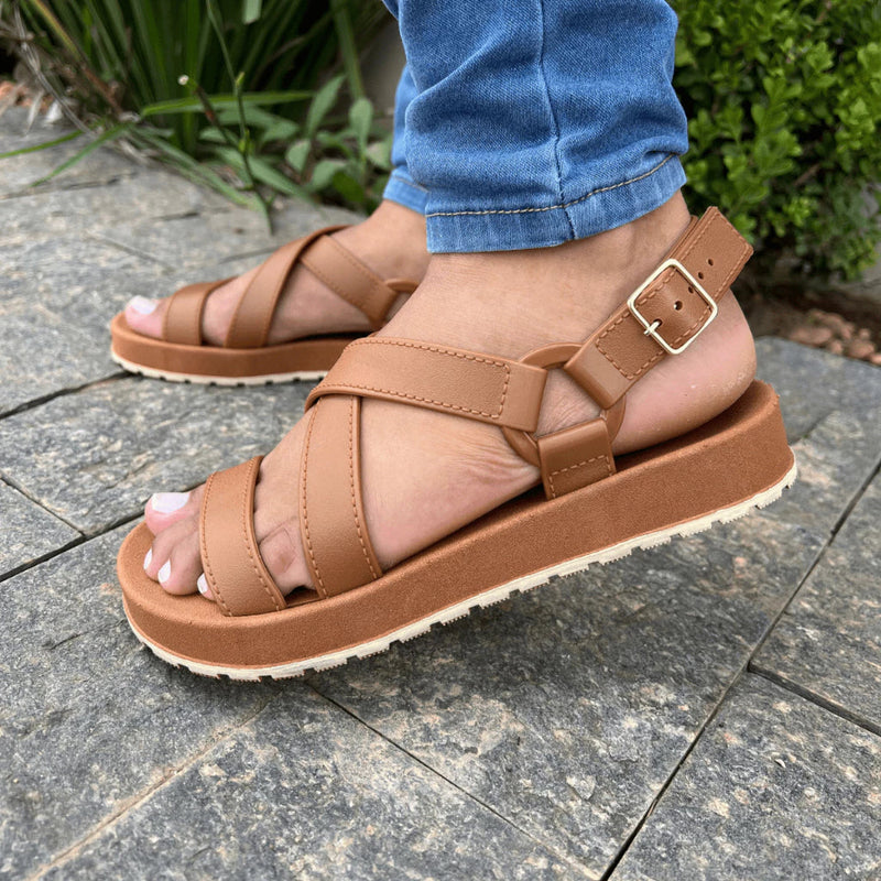 Sandália Feminina Dunas Papete Rasteira Birken Macia