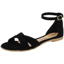 Rasteirinha Feminina Rasteira Shekinah Tiras Cruzadas Confortável Moda