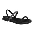 Rasteirinha Sandália Feminina Flat Beira Rio Strech Strass Confortável Tiras
