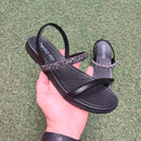 Rasteirinha Sandália Feminina Flat Beira Rio Strech Strass Confortável Tiras