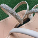 Rasteirinha Sandália Feminina Flat Beira Rio Strech Strass Confortável Tiras